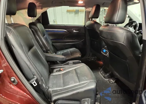 2019 Toyota Highlander Limited Platinum from USA, damaged, VIN 5TDDZRFHXKS970687